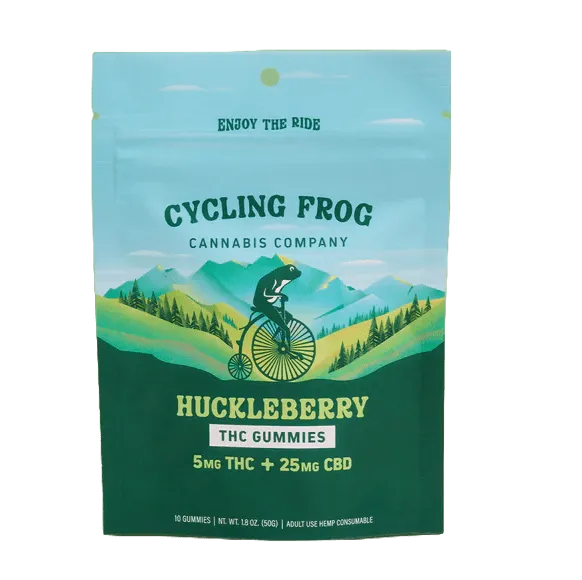 Cycling Frog Gummies 10ct huckleberry