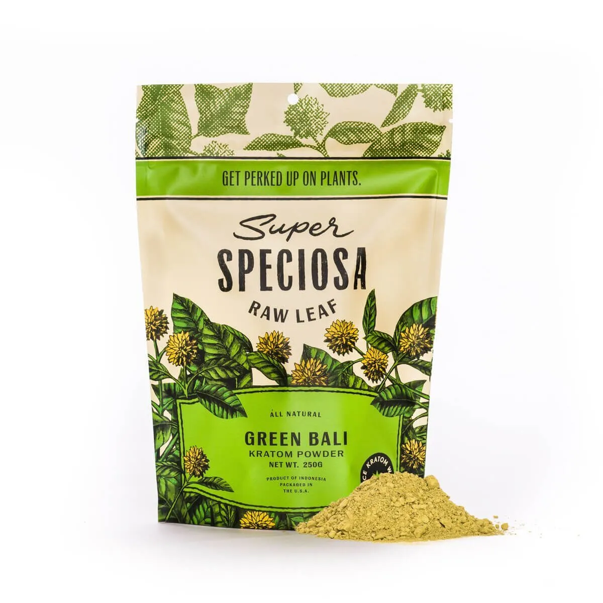 Super Speciosa Green Bali Kratom Powder - Image 3
