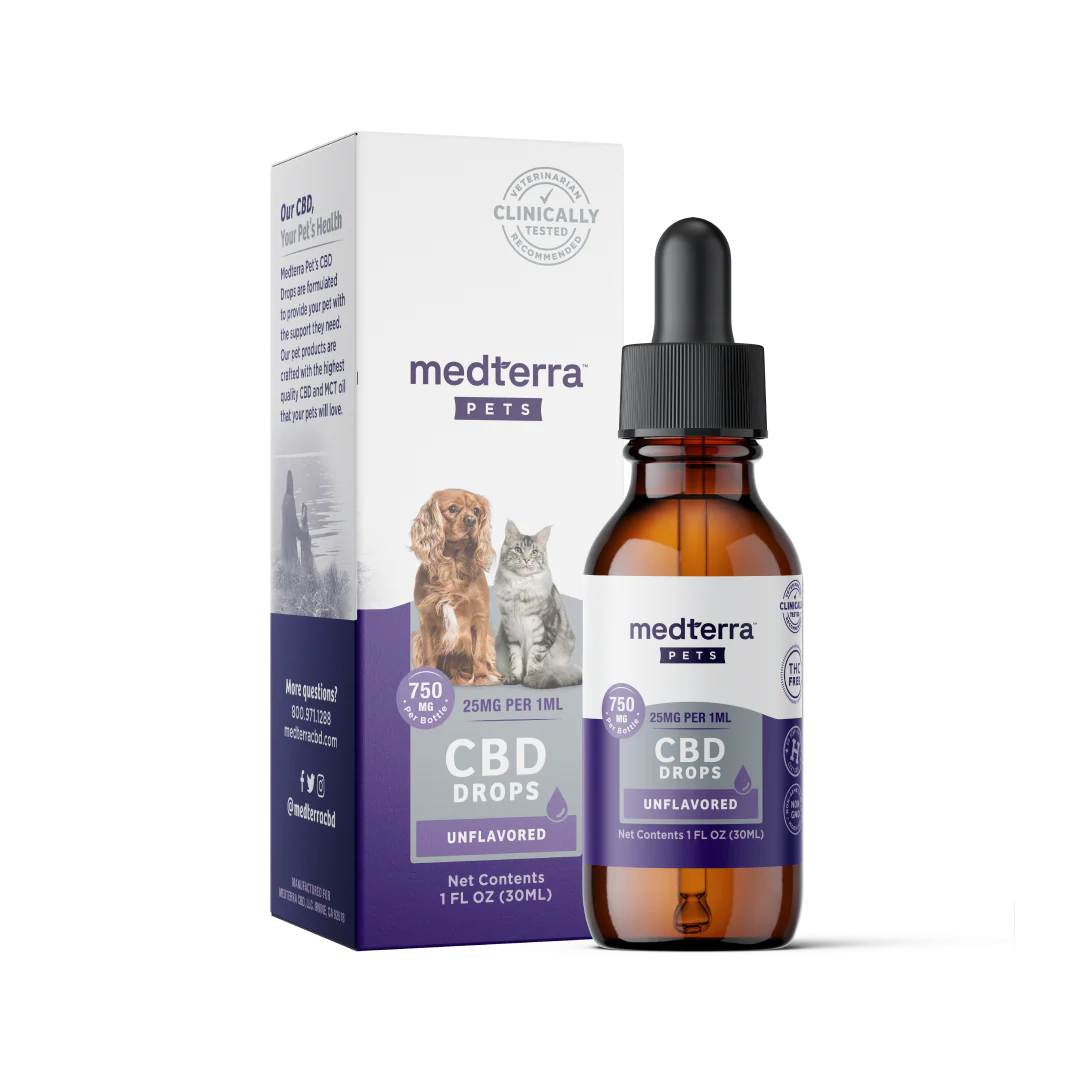 CBD Pet Tincture Unflavored Medterra
