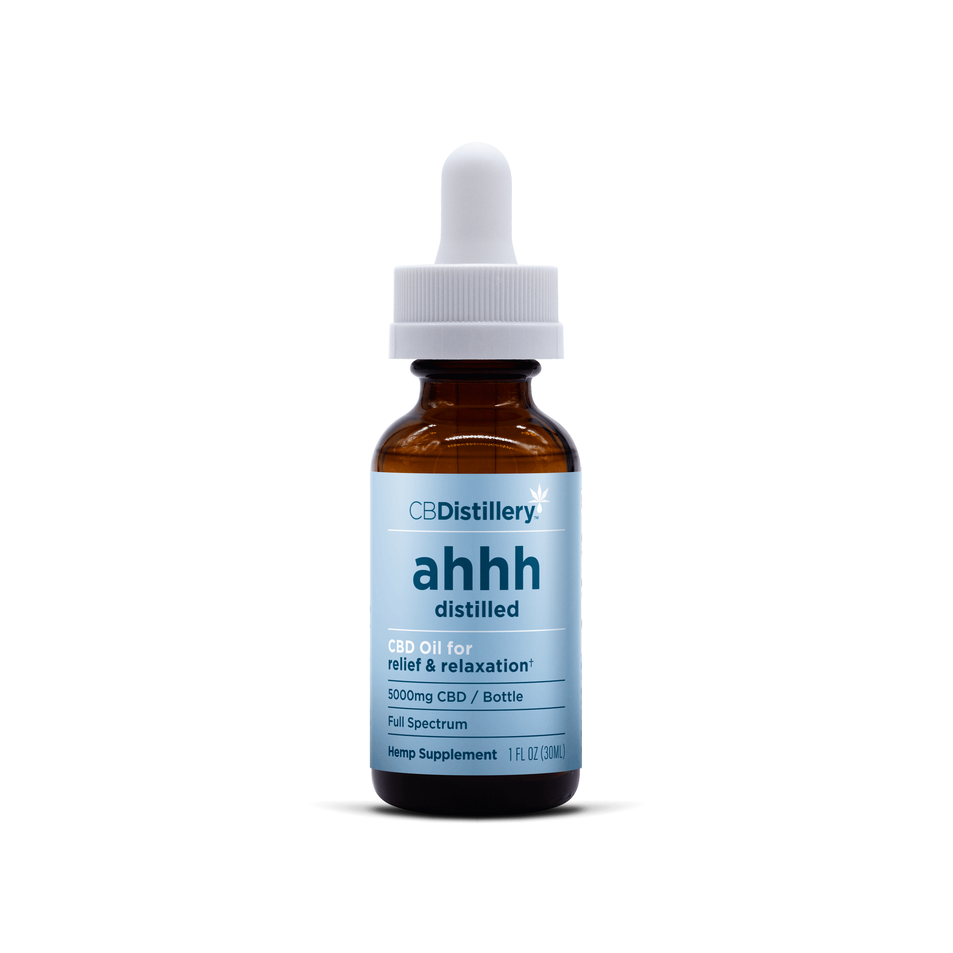 Relax + Relief Full Spectrum CBD Oil Tincture - 500mg - CBDistillery