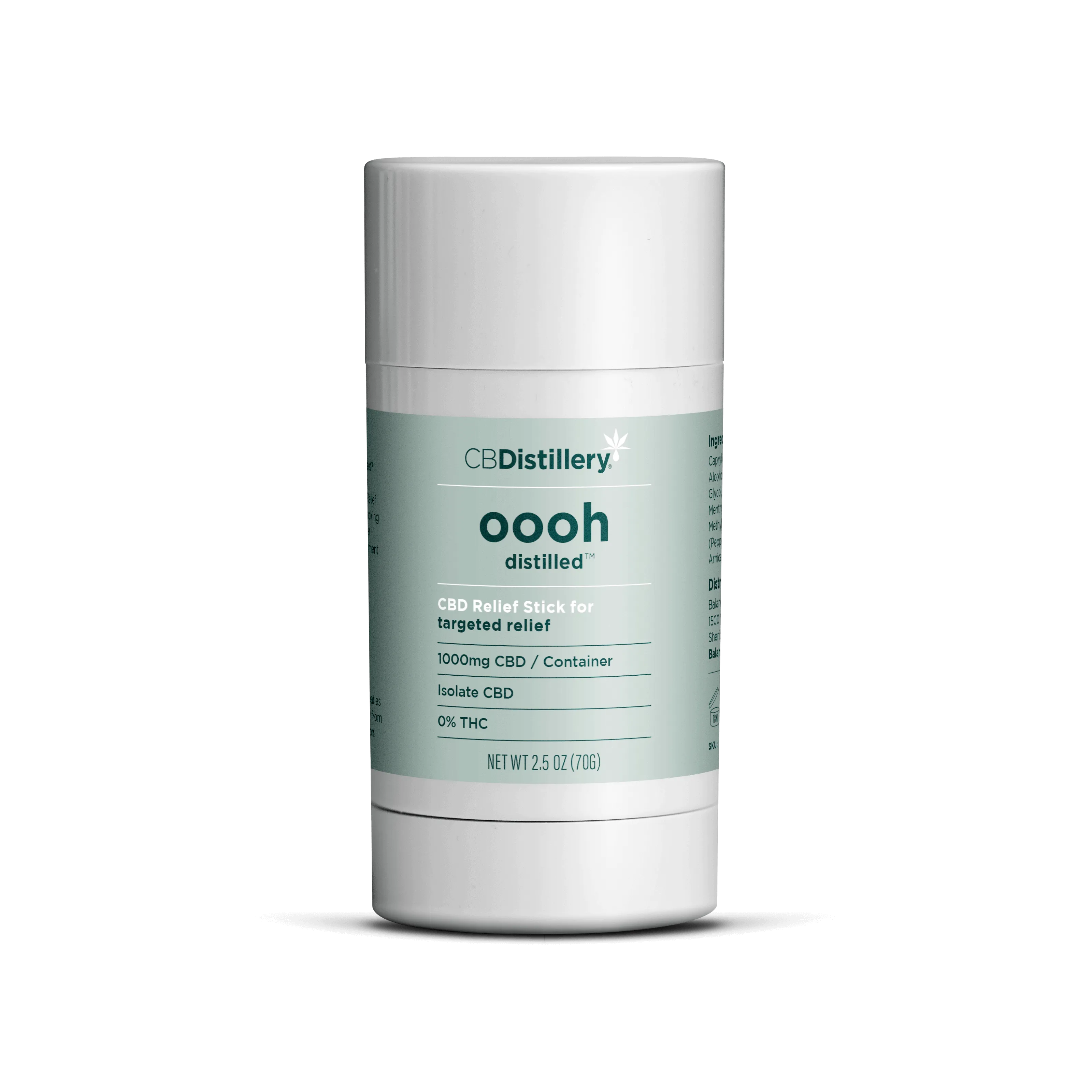 Relief CBD Isolate Balm Stick - CBDistillery