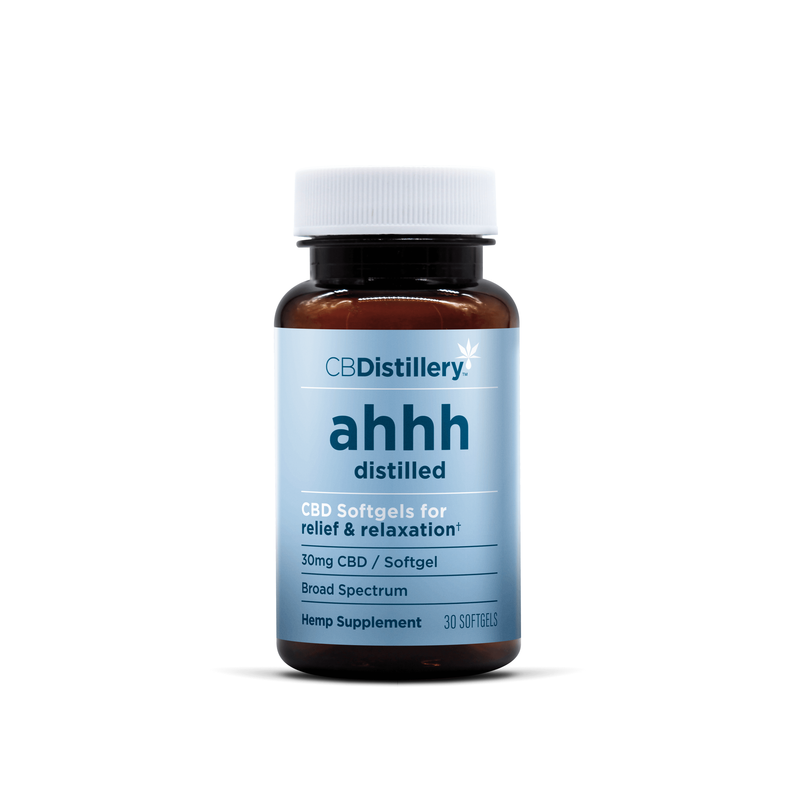 Relief + Relax Broad Spectrum CBD Capsules - CBDistillery