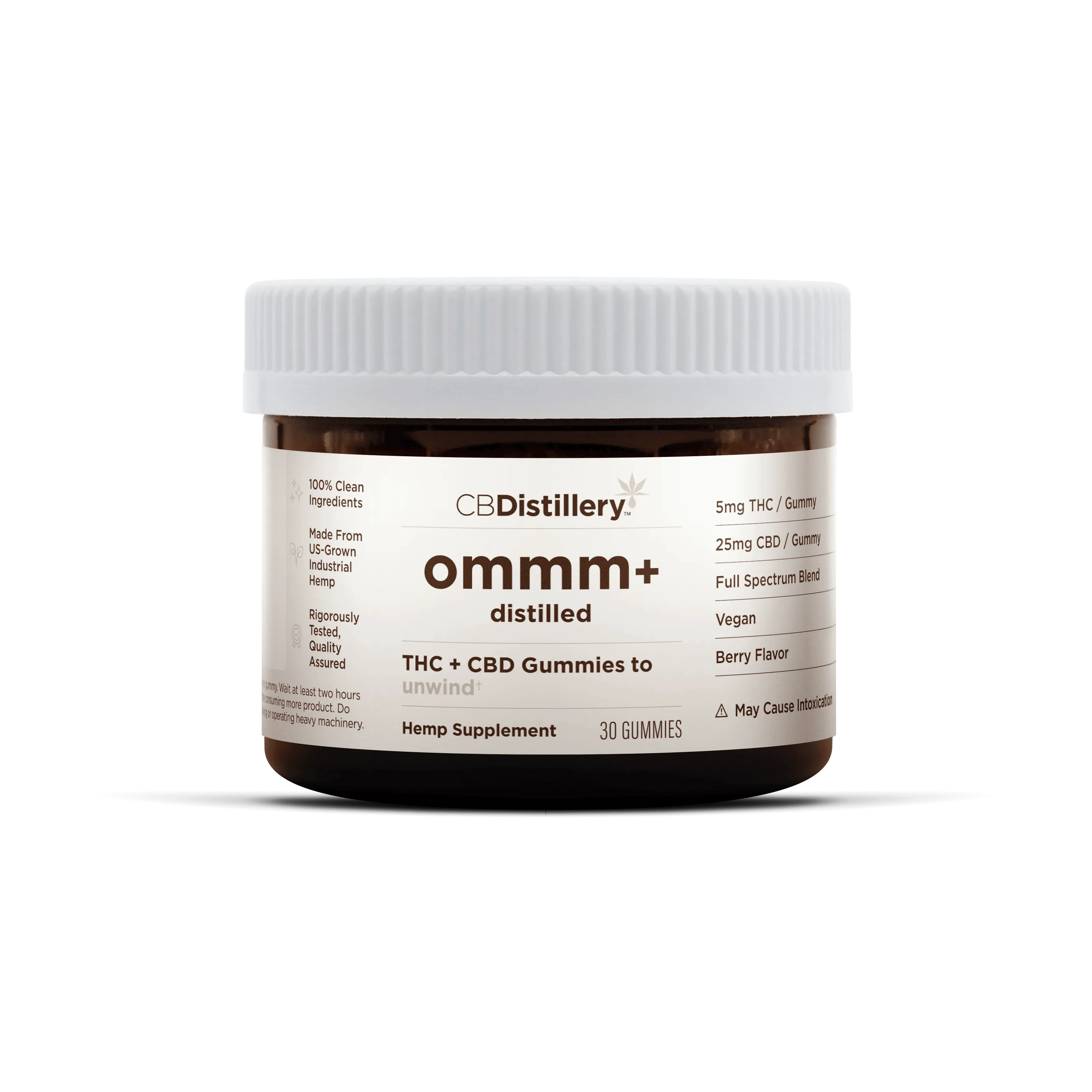 Unwind Synergy CBD + THC Gummies - Berry - CBDistillery