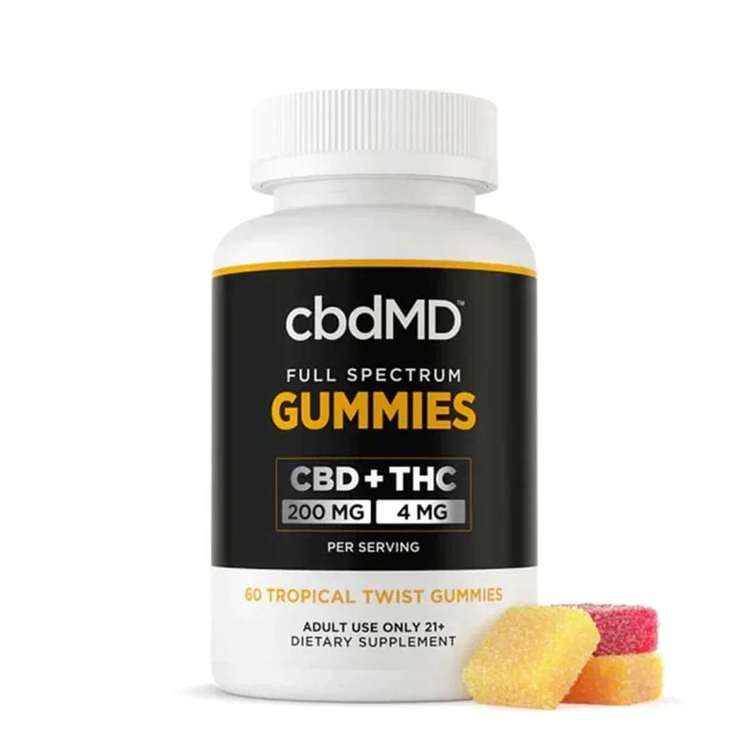 cbdmd-full spectrum-gummies-.cbd+thc-tropical twist-6000mg