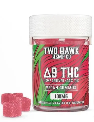 two-hawk-gummies-d9-watermelon-100mg
