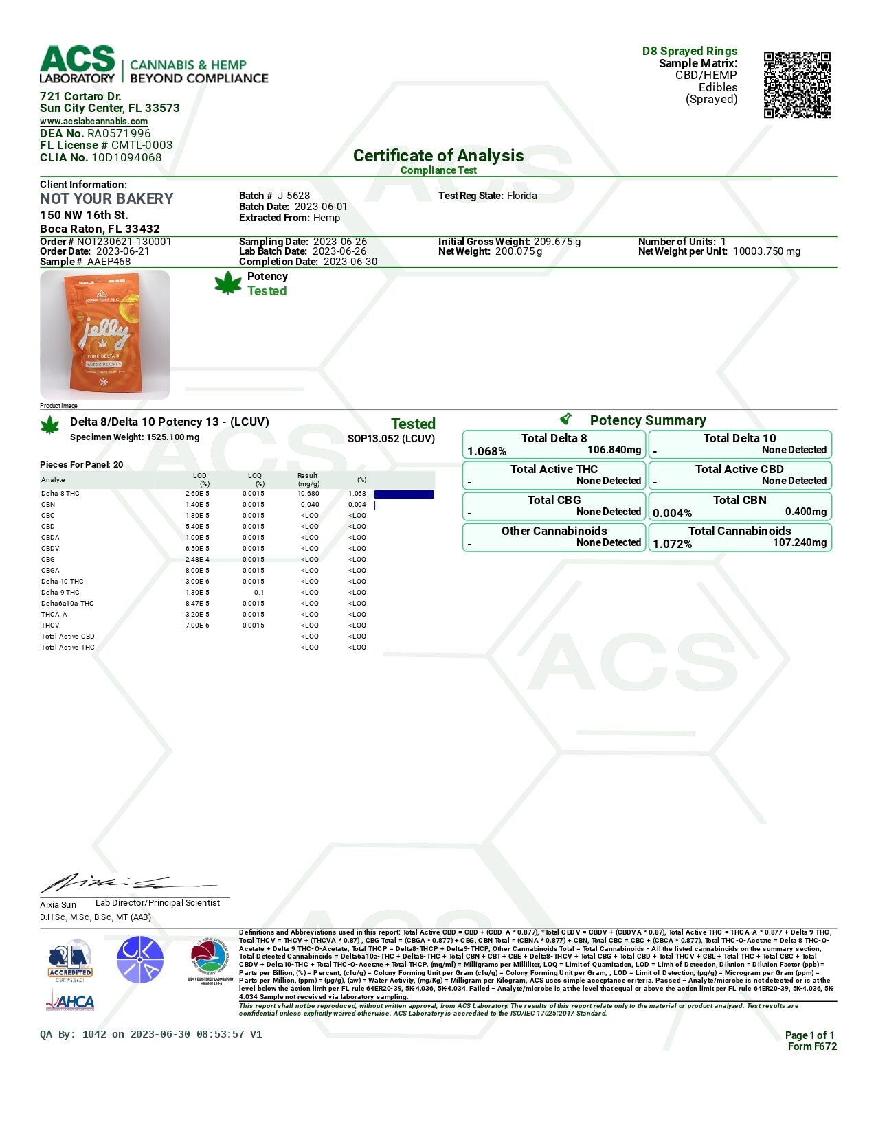 Jelly Pure Delta-8 THC Gummies 6000mg 20ct - Image 6