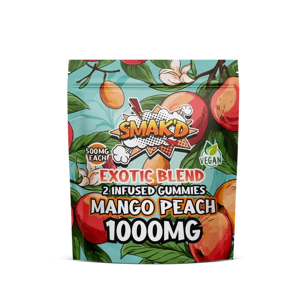 TKO Smak'd Exotic Blend Infused Delta 8 THC Gummies | 1,000 MG - Image 2