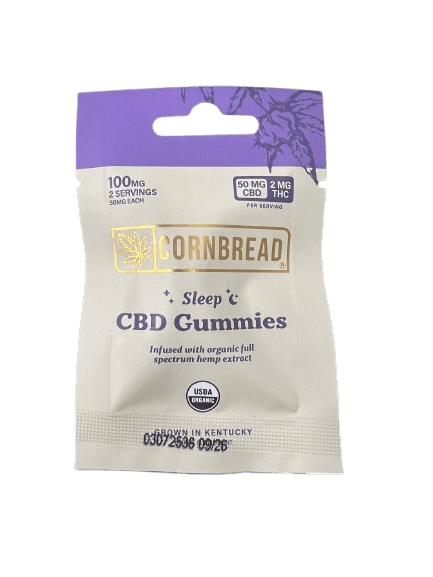 Cornbread 50mg CBD 2mg THC Gummies 2ct