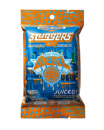 Sluggers Hit Juiced THC-A Pre Rolls 3.5G new york diesel