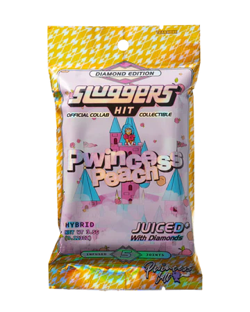 Sluggers Hit Juiced THC-A Pre Rolls 3.5G pwincess peach