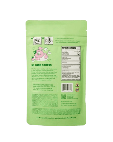 CBD +Delta 9 THC Gummies Stress Free Mind Relief - Snoozy - Image 3