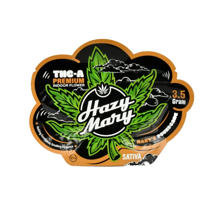 Hazy Mary THC-A Premium Indoor 3.5G Flower - 5ct Marys Poundcake