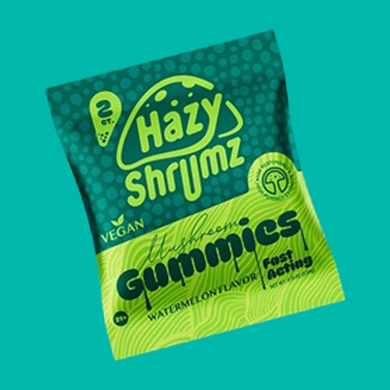 Hazy Shrums Mushroom Gummies Mixed Flavors (2pk) - Image 5