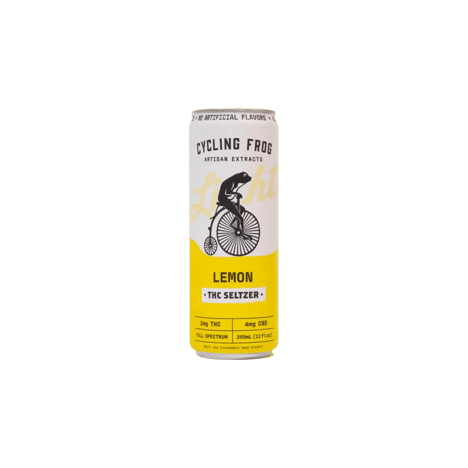 Cycling Frog THC Seltzer 2mg THC 4mg CBD
