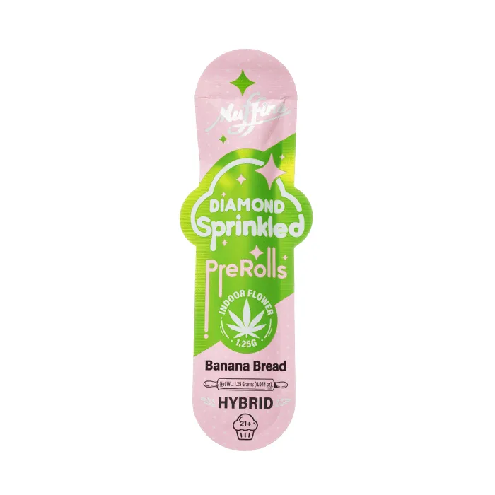 Muffins Diamond Sprinkled Prerolls 1.25G Banana Bread
