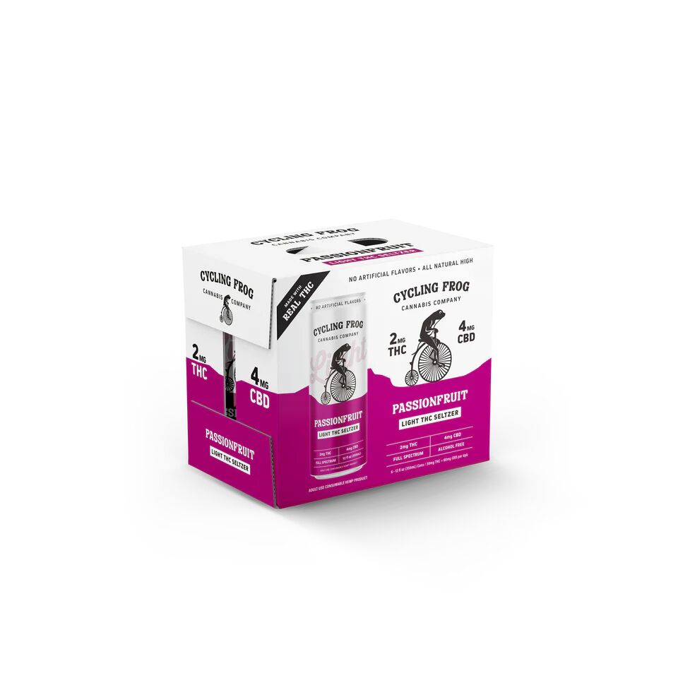 Cycling Frog THC Seltzer 2mg Thc - 4mg Cbd