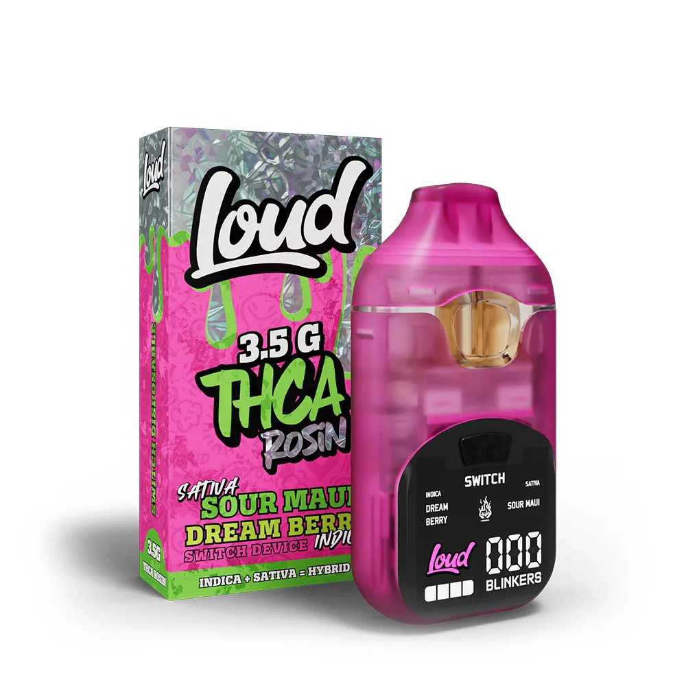 loud-rosin-disposable-thca-sour-maui-dream-berry