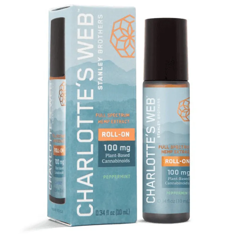 Full Spectrum CBD Roll On - Peppermint - Charlotte's Web