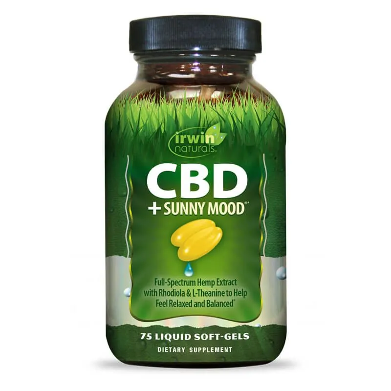 Full Spectrum CBD Capsules with Rhodiola Rosea + L-Theanine - Irwin Naturals