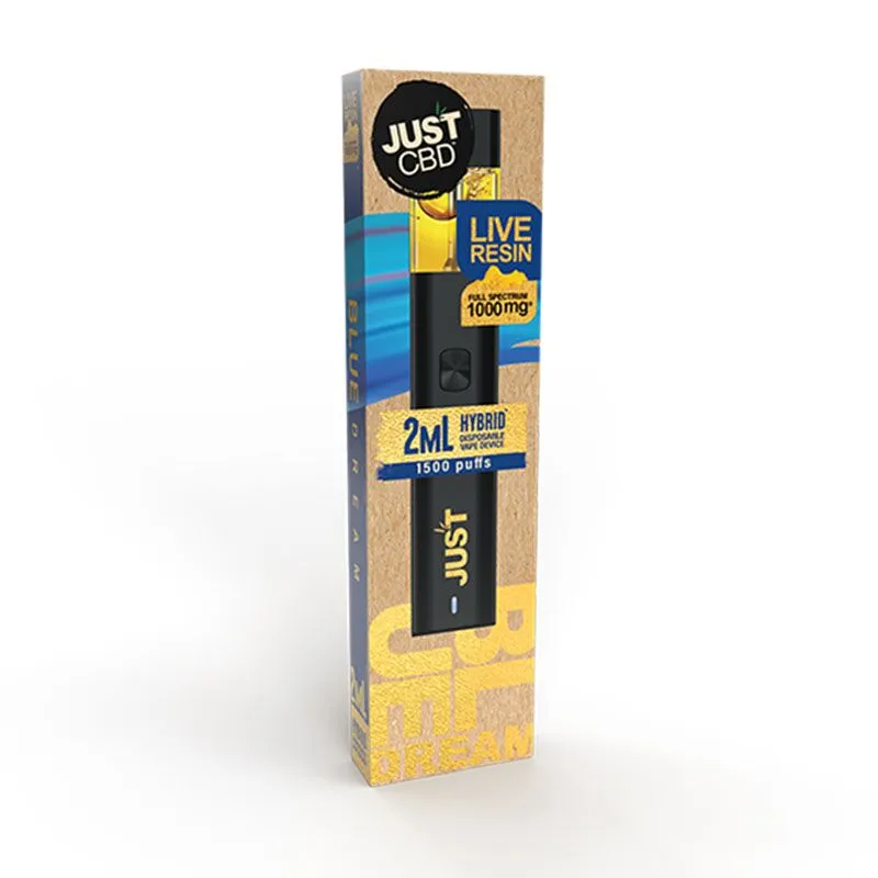 Live Resin CBD Vape Device with CBG + CBN - Blue Dream - JustCBD