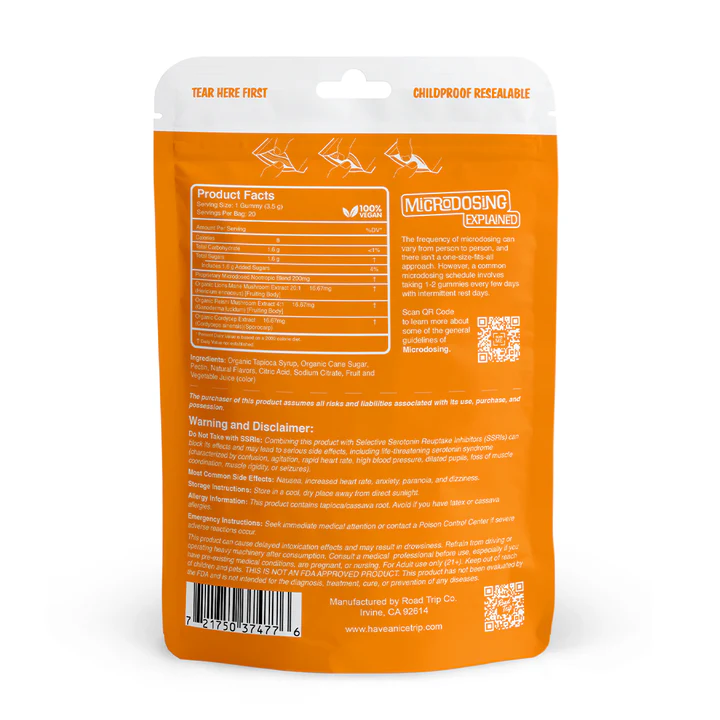 MICRODOSED Mushrooms Gummies - Pink Lemonade By Road Trip