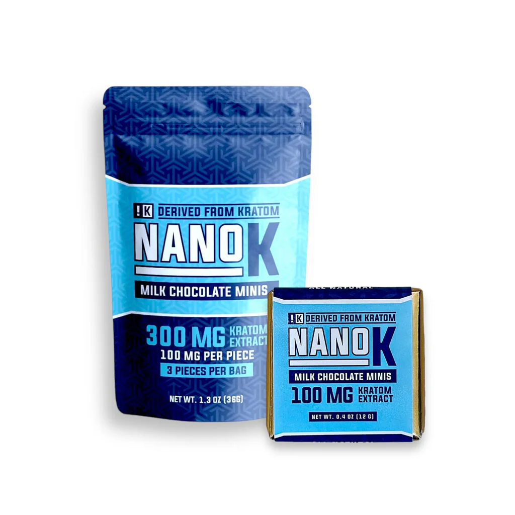 Xite Kratom Chocolate Bites 100mg Mitragynine Per Piece 3 Pieces 300mg Total CBD Infused
