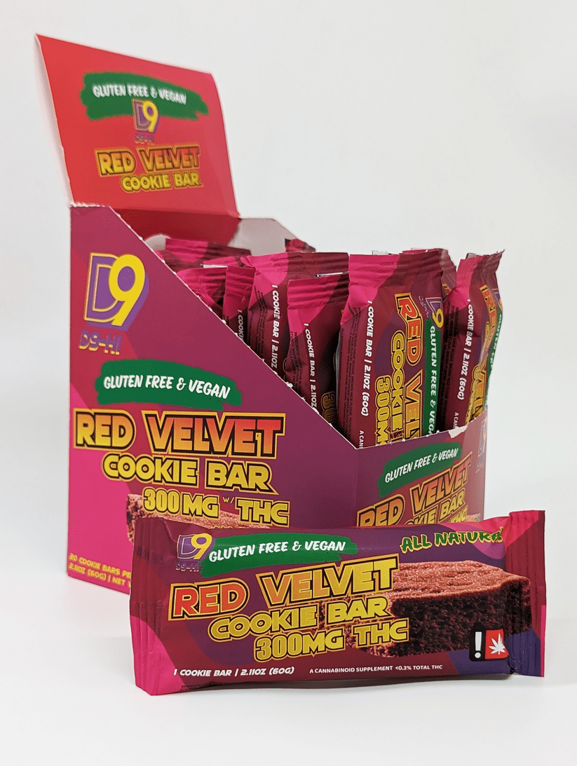 Delta 9 Red Velvet Cookie Bar