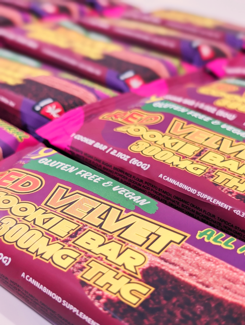 Delta 9 Red Velvet Cookie Bar