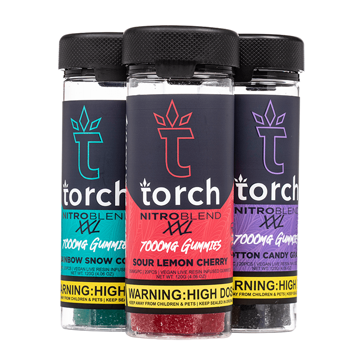 TORCH NITRO BLEND XXL GUMMIES  THCP & HHCP 7000MG