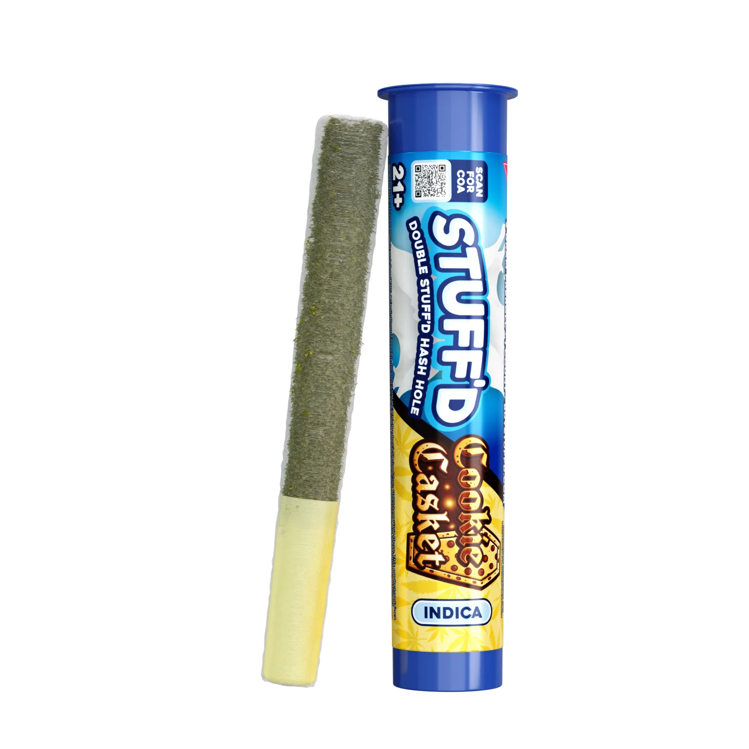 Stuff’d - Double Stuff’d Hash Hole - THCA Preroll - Cookies Casket - 2g