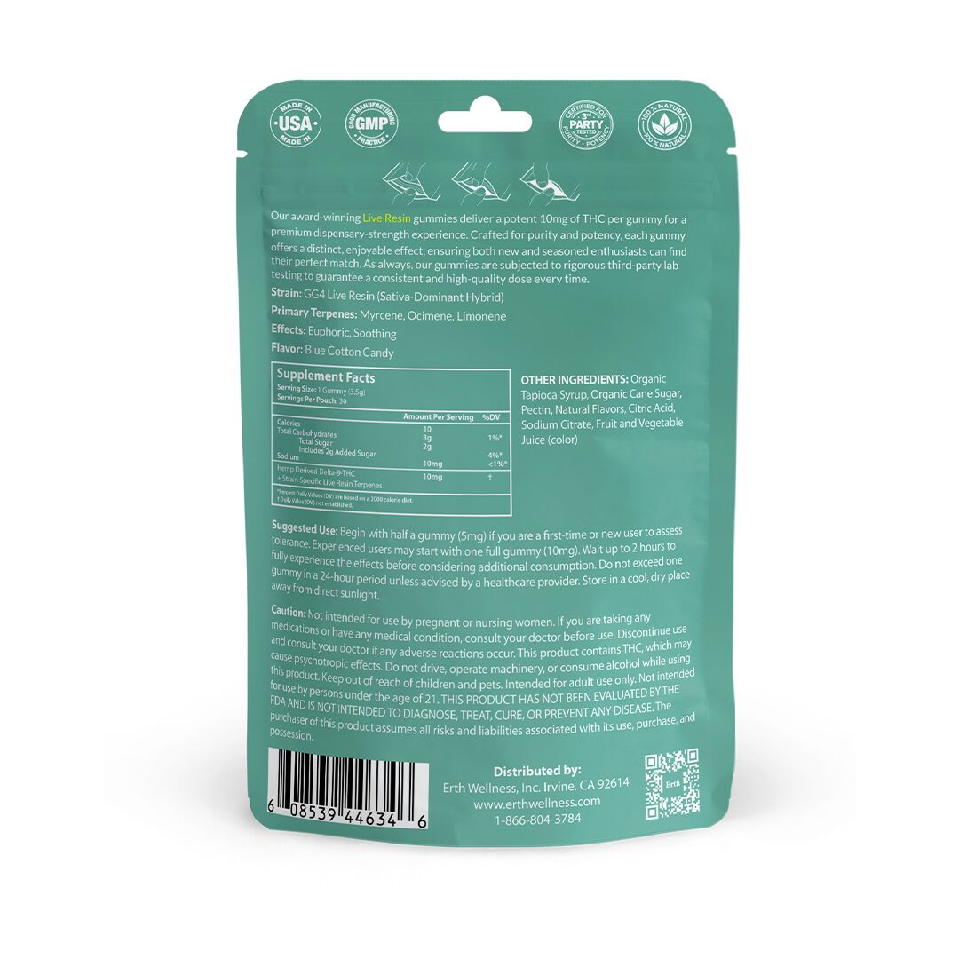 Delta 9 Gummies with Strain-Specific Terpenes - Erth Wellness - Image 14
