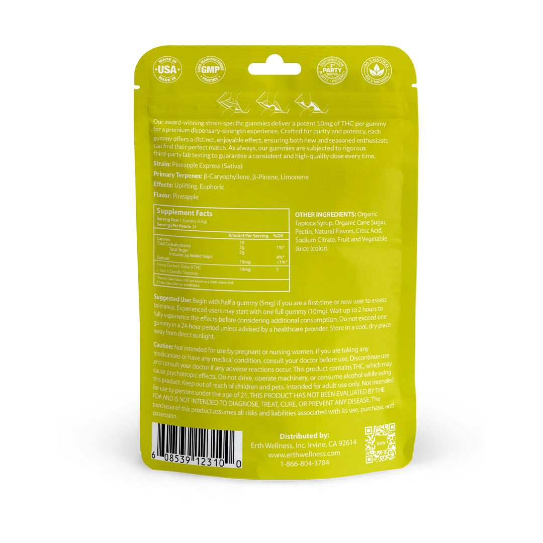Delta 9 Gummies with Strain-Specific Terpenes - Erth Wellness - Image 8