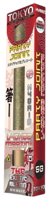 Tokyo THC Party Joint 5g – Lychee Martini | THC Exotic Blend Preroll