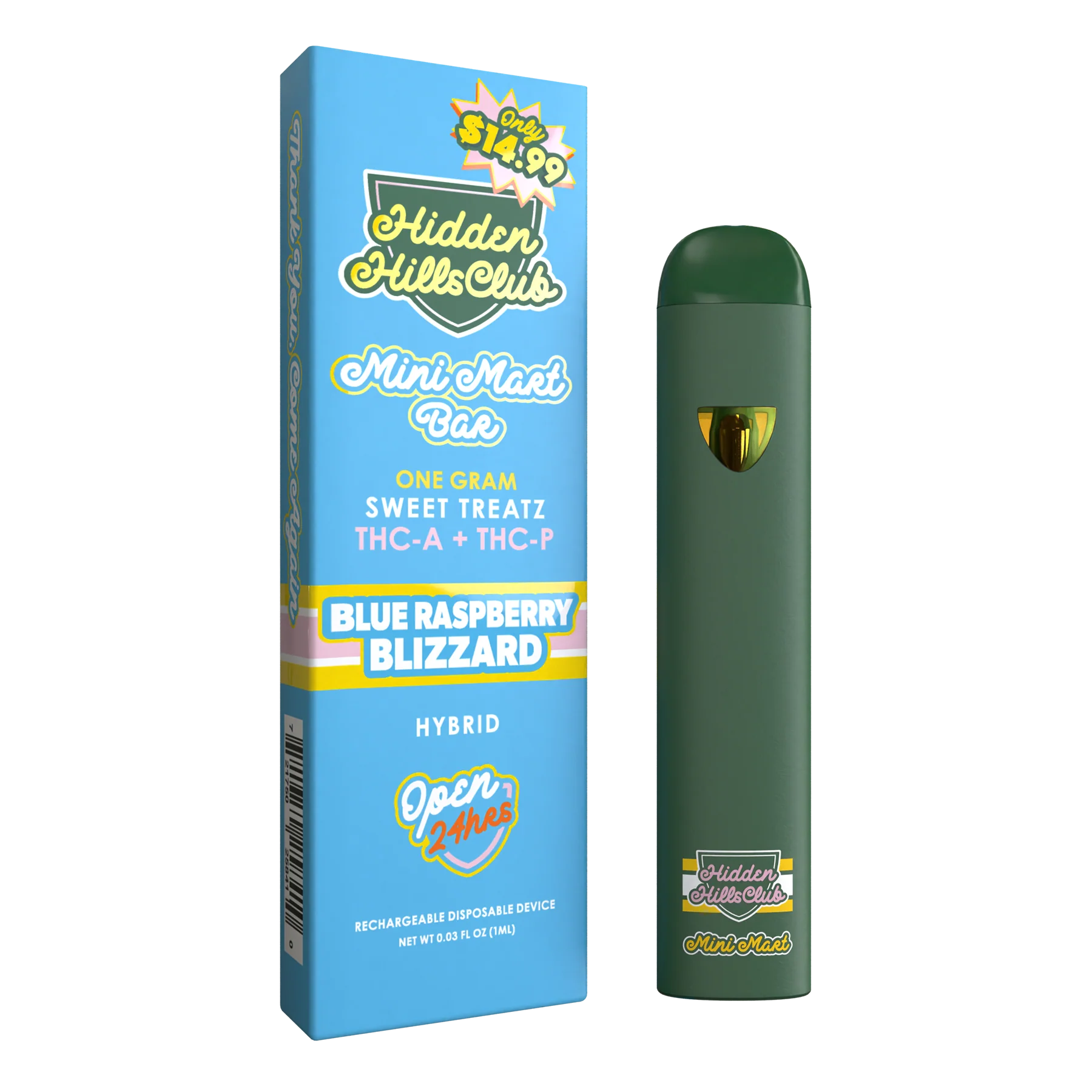 Hidden Hills Mini Mart THCA THCP Sweet Treatz Vape 1g