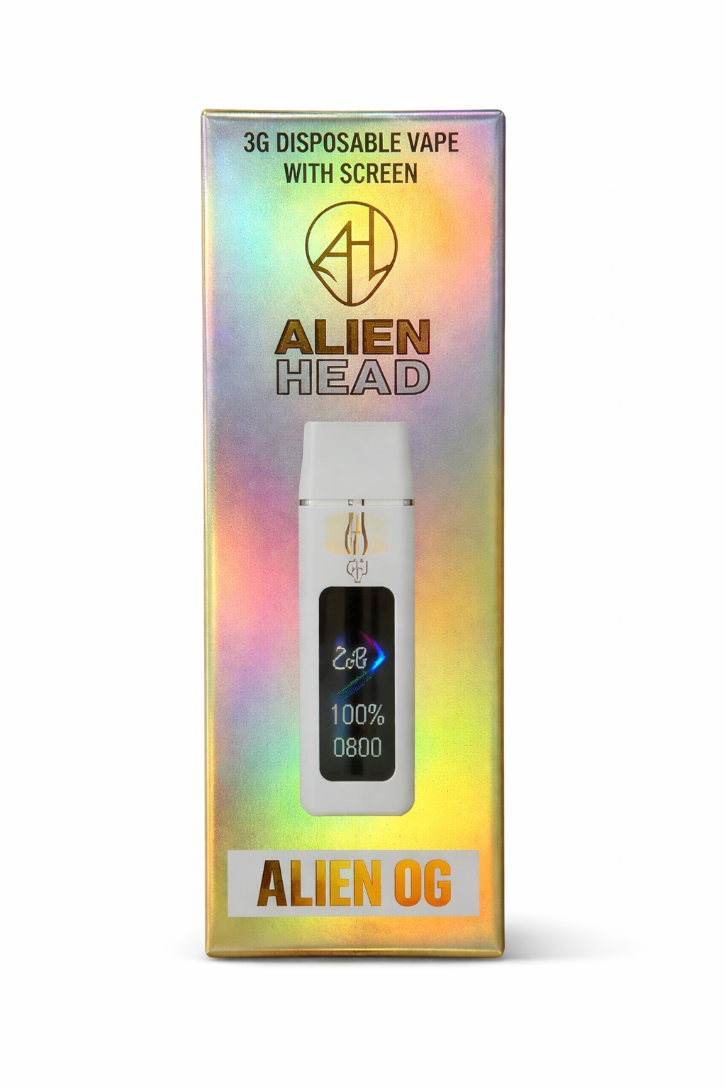 Alien Head Disposable THCA Live Resin Diamond 3g Alien OG