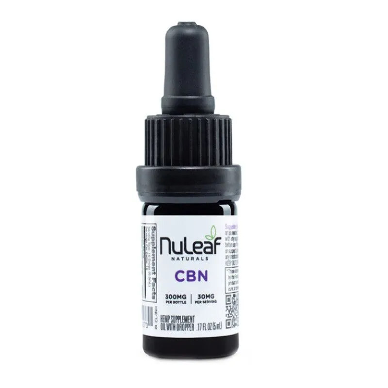 NuLeaf Naturals - CBD Tincture - Full Spectrum CBN Oil - 300mg