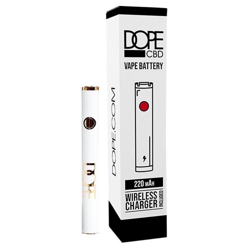 Vape Pen Battery - Black or White - Dope CBD - Image 2