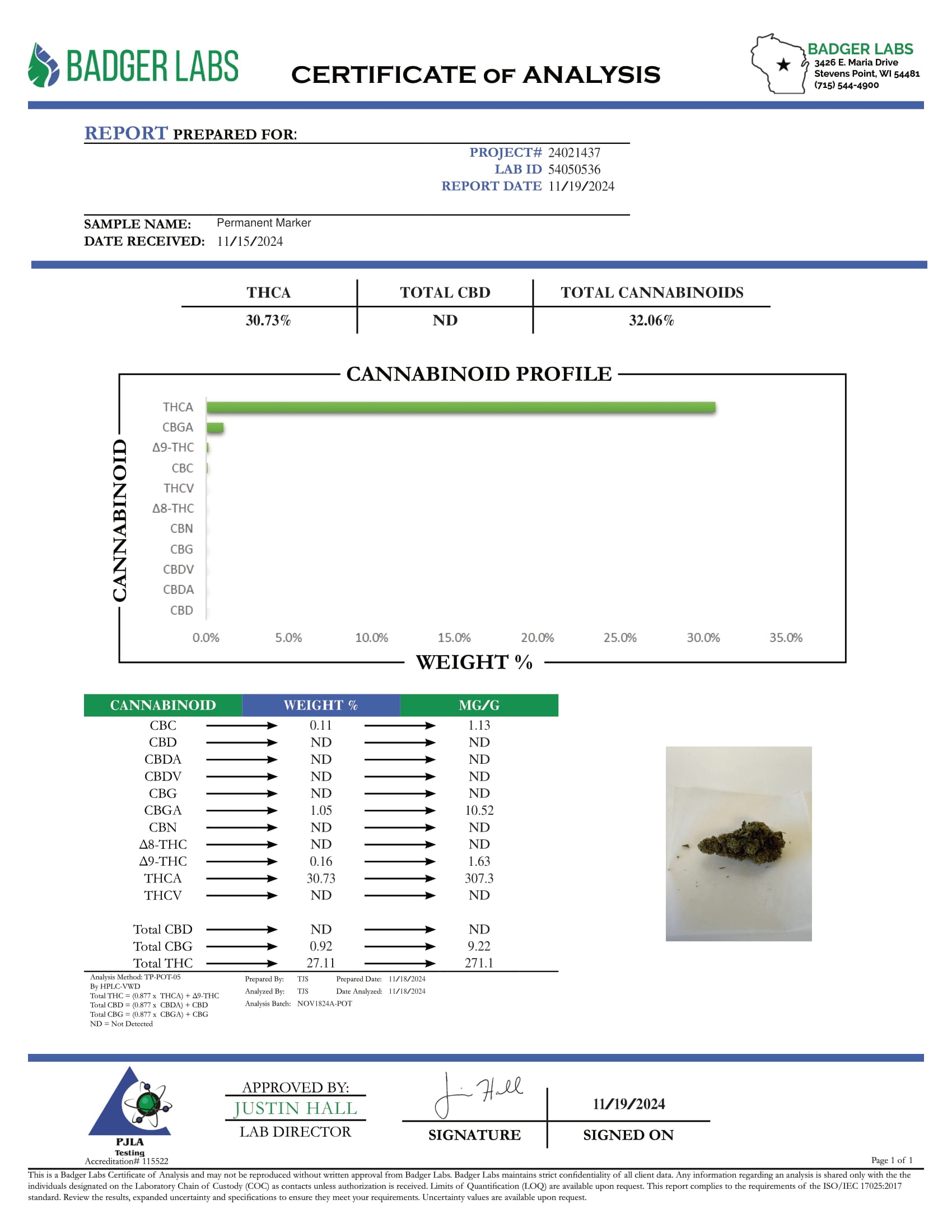 Destino Farms 3.5g Indoor Exotic Flower THCP - Blue Dream (Hybrid) - Image 2