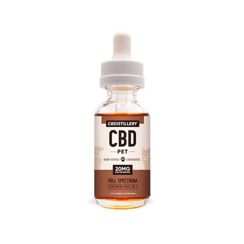Full Spectrum CBD Oil for Pets - 600mg - CBDistillery - Image 2