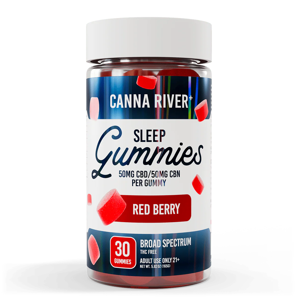 Broad Spectrum CBD Gummies for Sleep - Canna River - Image 2