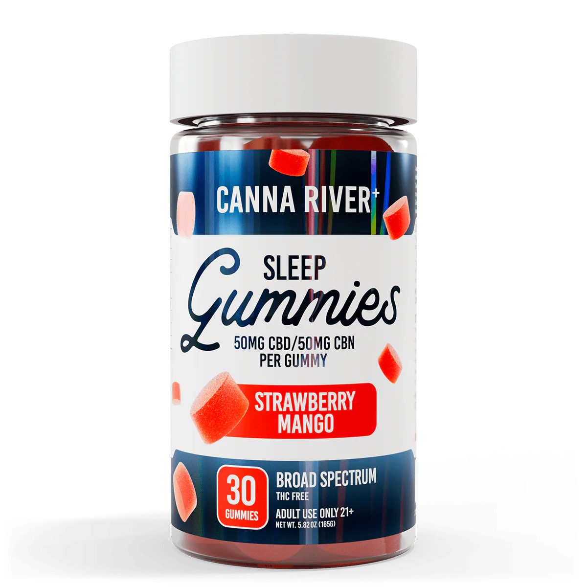 Broad Spectrum CBD Gummies for Sleep - Canna River - Image 4