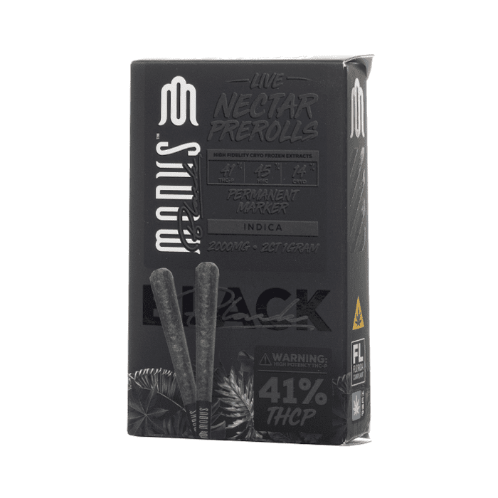 Modus Black Live Nectar Pre Rolls 2G Permanent Marker indica