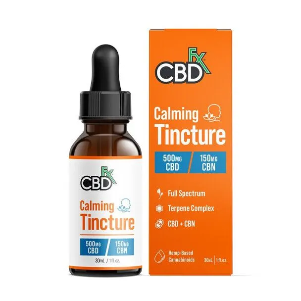 CBDfx - CBD Tincture - Calming + CBN Oil - 500mg-4000mg