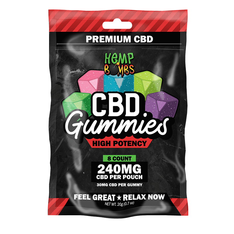 Hemp Bombs – High Potency CBD Gummies – (240-3000mg) – (8-100) Count