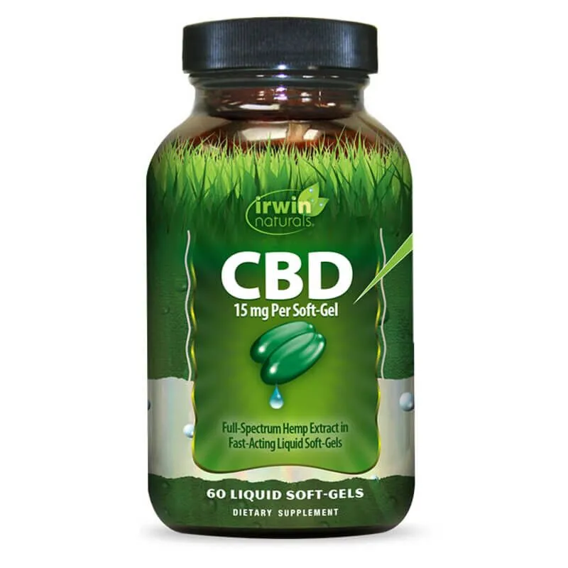 Full Spectrum CBD Capsules - Irwin Naturals - Image 2