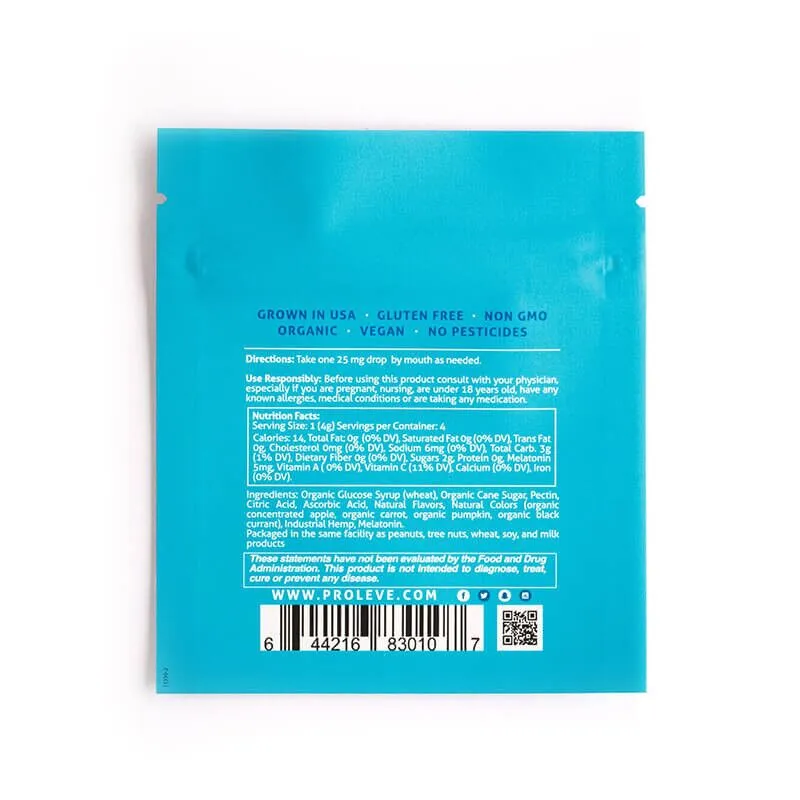 Nighttime Formula CBD Gummies - Assorted Fruit Flavors - 4-Pack - Proleve - Image 3