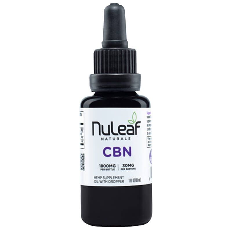 NuLeaf Naturals - CBD Tincture - Full Spectrum CBN Oil - 1800mg