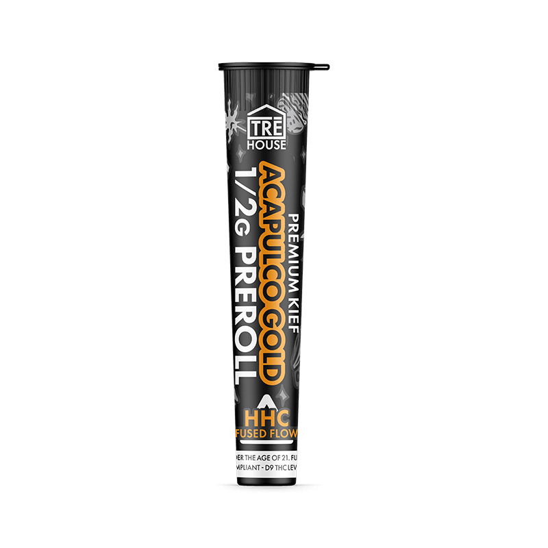 HHC Flower - Acapulco Gold PreRolls - TRĒ House (1 Count)