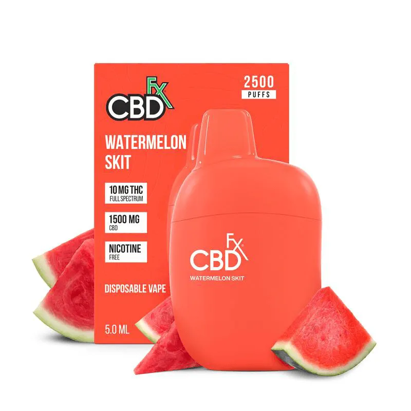 Delta 9 + CBD Vape Pen - Watermelon Skit - 5mL - CBDfx