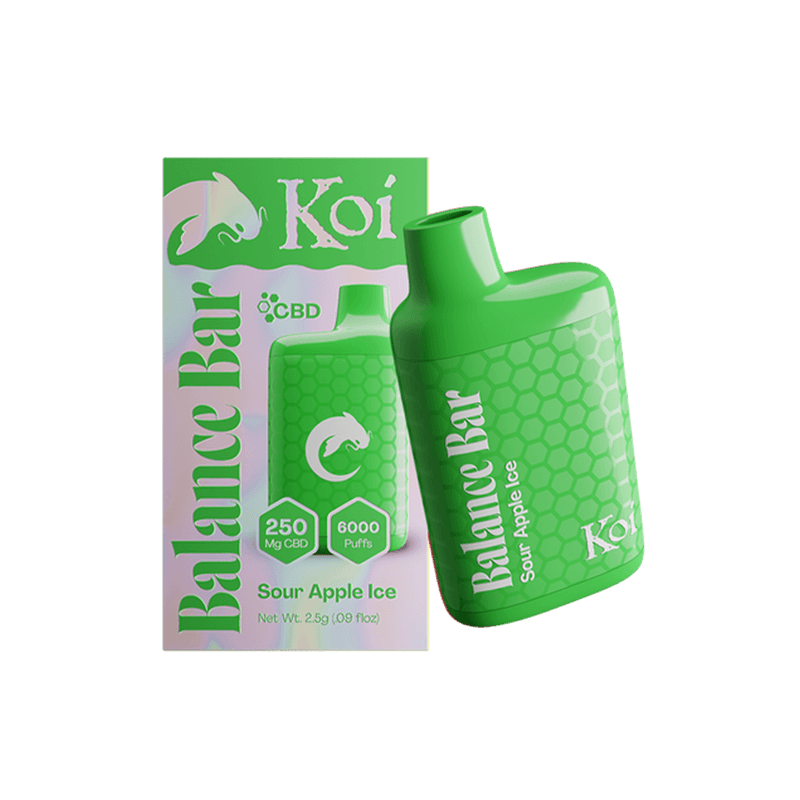 Koi CBD - CBD Vape Pen - Balance Bar - Sour Apple Ice